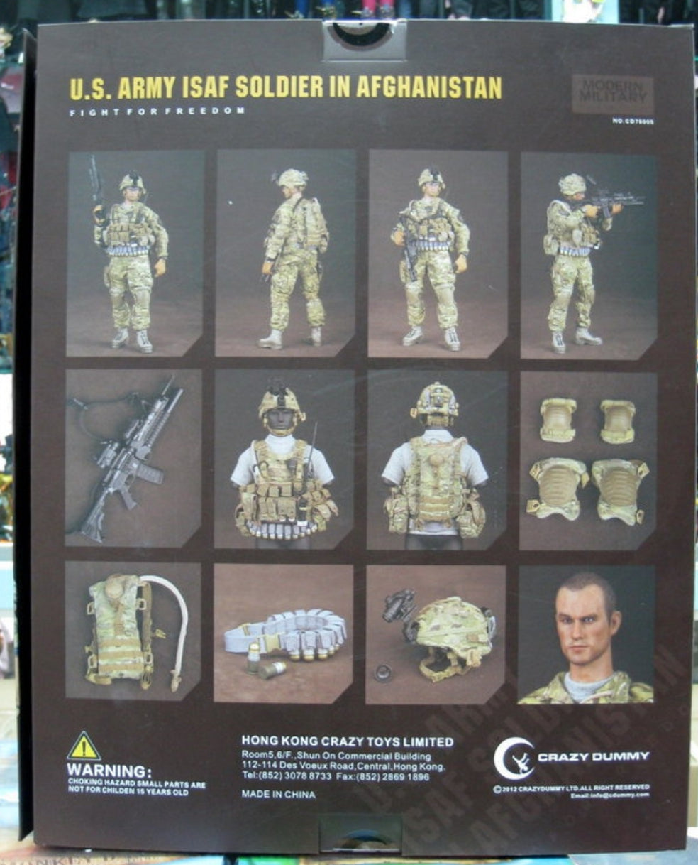 DamToys 1/6 12" Elite Series 78005 U.S. Army Isaf Soldier In Afghanistan Action Figure