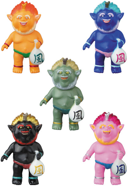 Medicom Toy VAG Vinyl Artist Gacha Gashapon Series 17 Dream Rocket Fujin 5 2" Figure Set