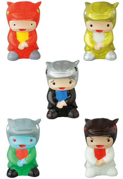 Medicom Toy VAG Vinyl Artist Gacha Gashapon Series 15 Sunguts Kobunzame 5 2" Figure Set