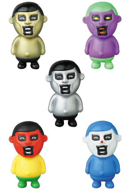 Medicom Toy VAG Vinyl Artist Gacha Gashapon Series 14 Stake Punk Drunkers Potchaitsu 5 2" Figure Set