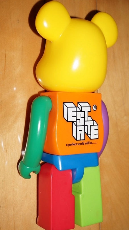 Medicom Toy 2002 Eric So Be@rbrick 400% Rainbow 11" Vinyl Figure Used