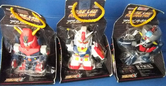 Banpresto Super Robot Wars A SRW 6 Key Chain Holder Figure Set