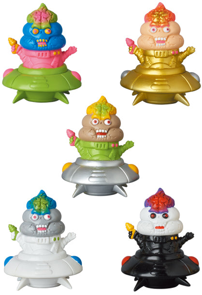 Medicom Toy VAG Vinyl Artist Gacha Gashapon Series 4 Goccodo Knack Attacker 5 2" Figure Set