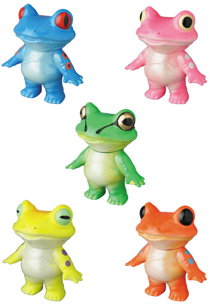 Medicom Toy VAG Vinyl Artist Gacha Gashapon Series 12 Takepico Keroboy 5 2" Figure Set