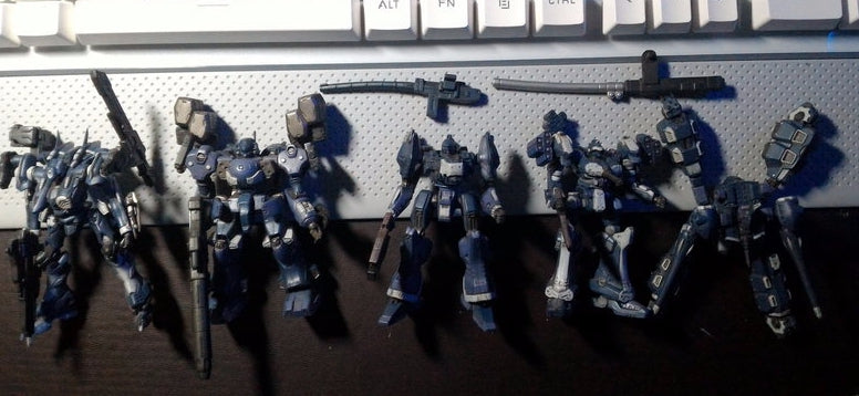 Kotobukiya One Coin Grande Series Armored Core Nexus Second 2nd 5 Trading Figure Set Used