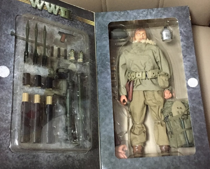 BBi 12" 1/6 Elite Force WWII US Army Bazooka Private First Class Lefty Mcgill Action Figure