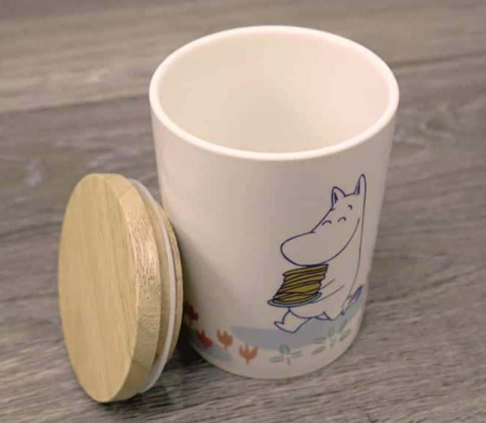 The Story of Moomin Valley Taiwan Family Mart Limited 5.5" Pottery Storage Jar Can