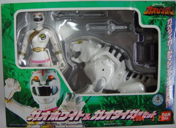 Bandai Power Rangers Wild Force Gaoranger White Tiger Fighter Action Figure