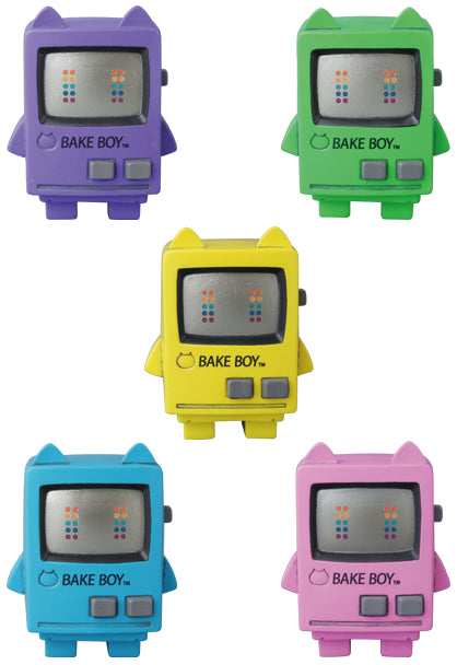 Medicom Toy VAG Vinyl Artist Gacha Gashapon Series 13 Baketan Blog Bake Boy 5 2" Figure Set