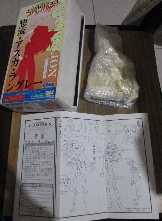 Sega 1/6 Neon Genesis Evangelion Rei Ayanami & Asuka Langley Soryu Cold Cast Model Kit Figure Set