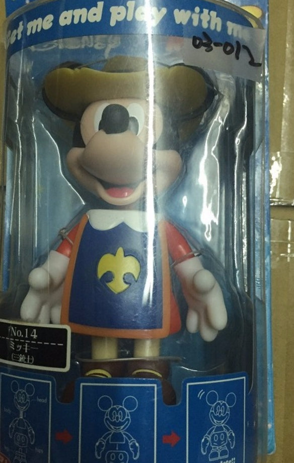 Sega Disney Characters Super Rockin 3 No 14 Mickey Mouse The Three Musketeers Ver Bobble Head Figure