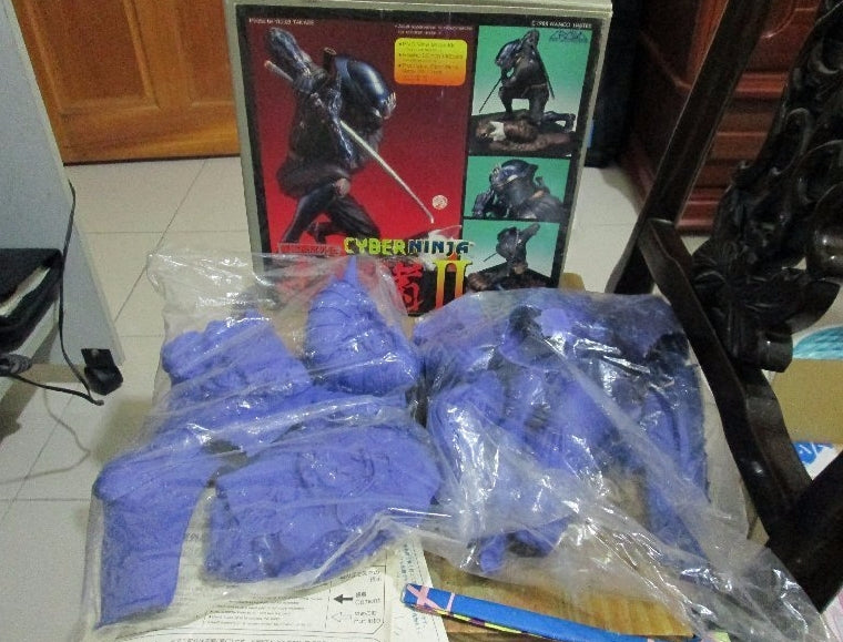 Max Factory Namco Mirai Cyber Future Ninja 2 II Cold Cast Model Kit Figure