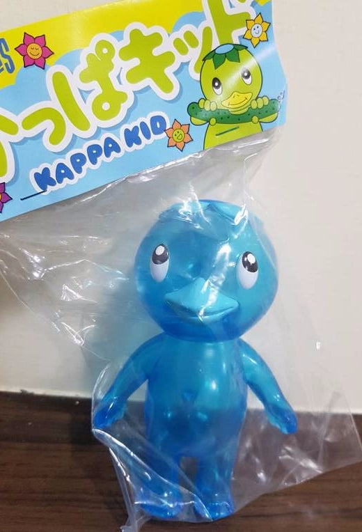 Cometdebris Koji Harmon Kappa Kid Blue Crystal Ver 4.5" Vinyl Figure