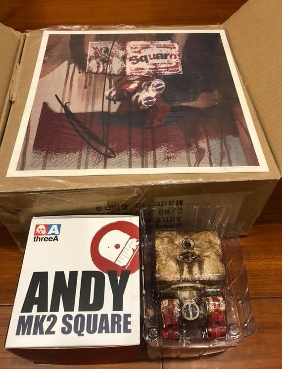 ThreeA 3A Toys 2012 WWRp Ashley Wood Square MK2 Andy Ver 6" Vinyl Figure