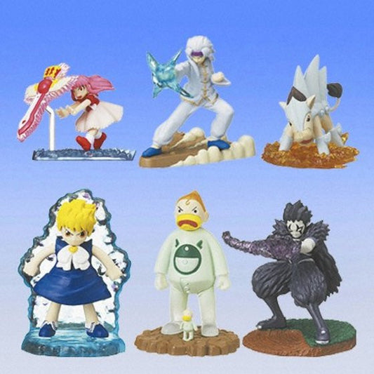 Bandai Konjiki No Gash Bell Zatch Gashapon Real Collection 6 Mini Figure Set - Lavits Figure