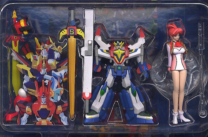 Yujin Sunrise Hero Collection Part 2 A Set Gaogaigar Mado King Granzort Trading Figure Set - Lavits Figure
