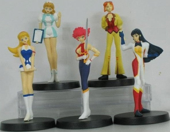 Yujin Cutie Honey Trading Collection 5 Mini Figure Set - Lavits Figure
