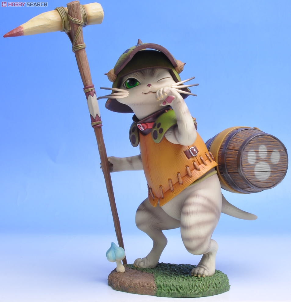 Megahouse Game Character Collection Monster Hunter Portable 2nd G Otomo Airou Amesho ver Pvc Figure