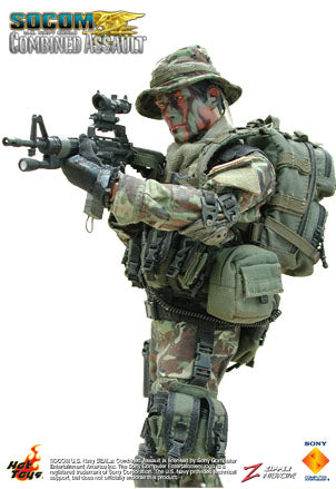 Hot Toys 1/6 12" U.S. Navy Seals Socom Combined Assault Action Figure
