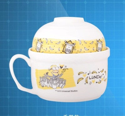 Despicable Me 3 Minions Taiwan Family Mart Limited Ceramics Bowl Type B