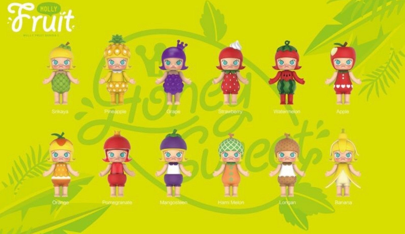 Kenny's Work Kenny Wong Molly Fruit Sealed Box 12 Random Figure Set