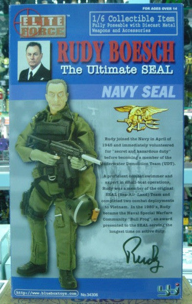 BBi 12" 1/6 Elite Force Collectible Item Rudy Boesch The Ultimate Seal Navy Action Figure - Lavits Figure
- 1