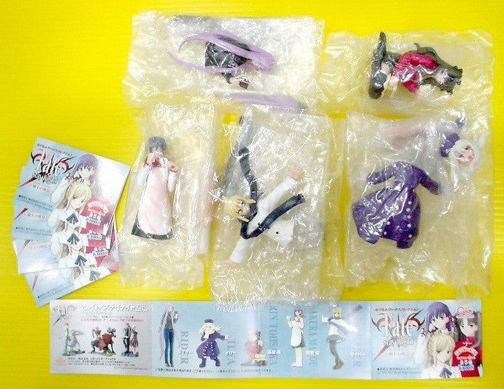 Toy's Works Capsule Fate Stay Night Gashapon Saber 5 Trading Figure Set - Lavits Figure