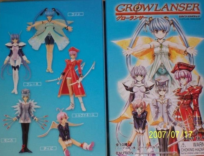 Organic Vice Beagle Growlanser 5 1P 5 + 2P 10 Trading Collection Figure Set - Lavits Figure