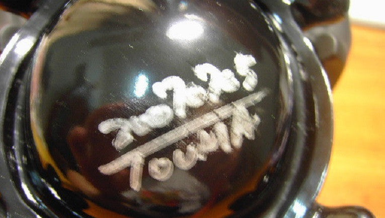 One-Up Touma Skuttle X Monster Bone Double Black Ver. 5" Vinyl Figure Signed - Lavits Figure
 - 2