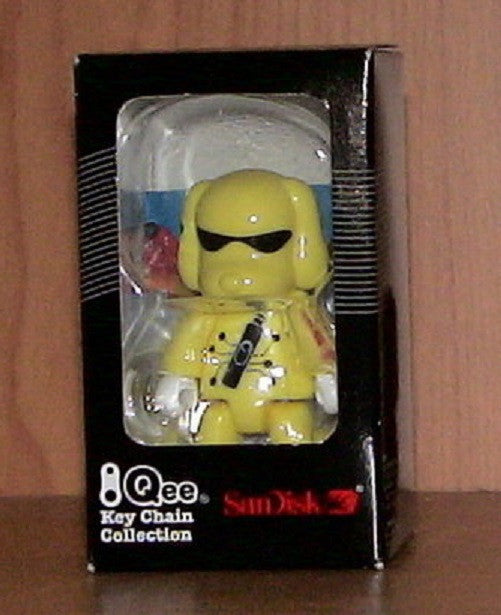 Toy2R 2006 Qee Key Chain Collection San Disk Inner Dog 2.5" Mini Figure - Lavits Figure
