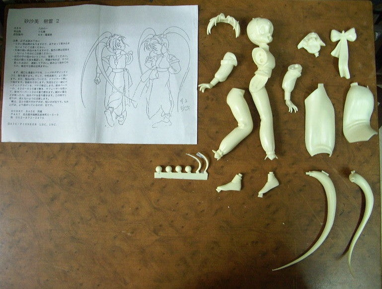 1/6 Tenchi Muyo Sasami Jurai Cold Cast Model Kit Figure - Lavits Figure
 - 3