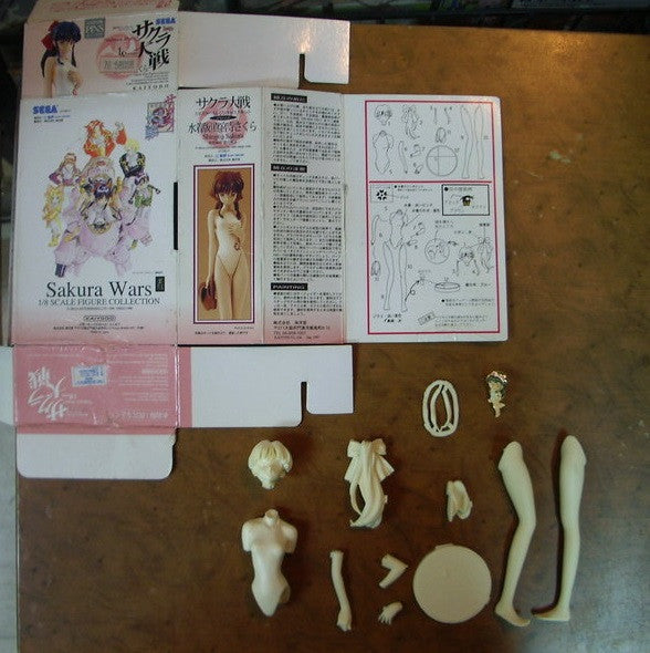 Sega 1/8 Sakura Wars Taisen Shinguji Sakura Swimsuit Bikini Resin Cold Cast Model Kit Figure - Lavits Figure
 - 3