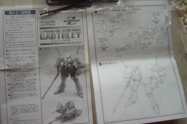 Bandai B-Club 1/144 Mobile Suit Gundam Z RX-110 Gabthley Full Action Cold Cast Model Kit Figure - Lavits Figure
- 2