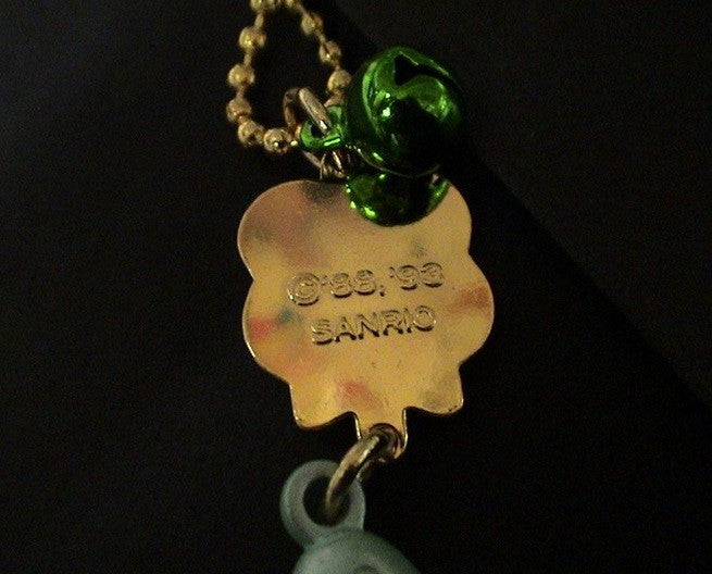 Sanrio 1993 Kerokerokeroppi Mini Metal Key Chain Holder Mini Mascot Figure - Lavits Figure
- 2