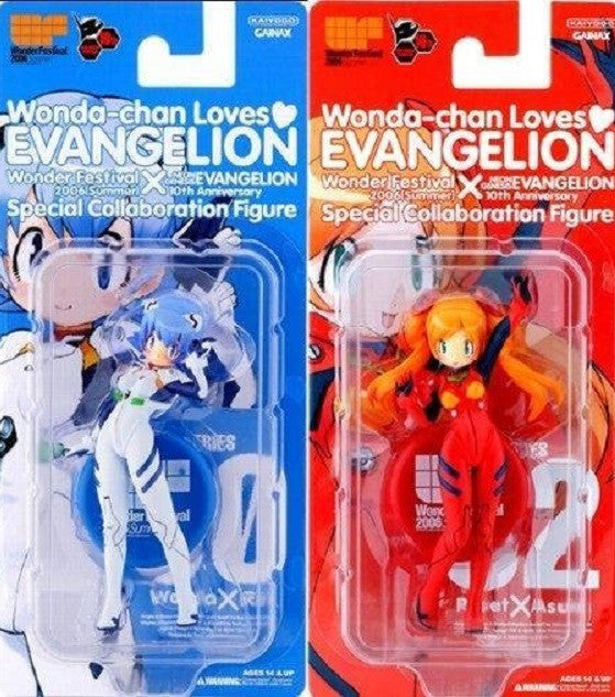 Wonda-chan Reset-chan Loves Neon fashion Genesis Evangelion Wonder Festival Figure Set