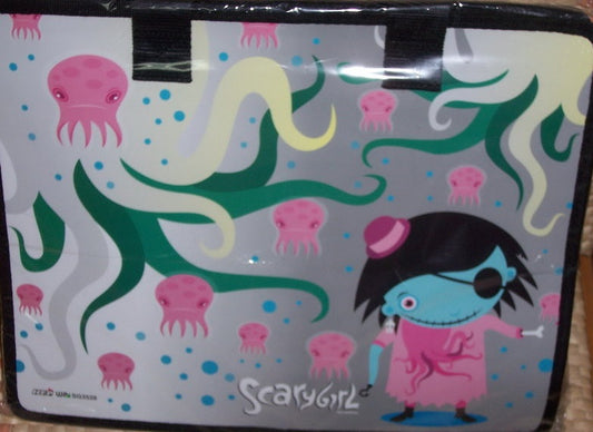 Flying Cat Nathan Jurevicius Scarygirl Pink Tote Bag - Lavits Figure