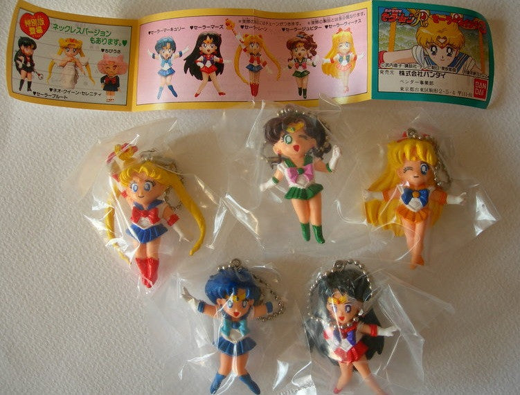 Bandai Pretty Soldier Sailor Moon R Gashapon Capsule Part 2 5 Mini Figure Set - Lavits Figure