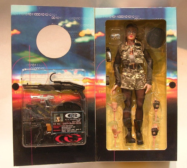 BBi 12" 1/6 Cy Grils CG-03 Com Kat Ash Action Figure - Lavits Figure