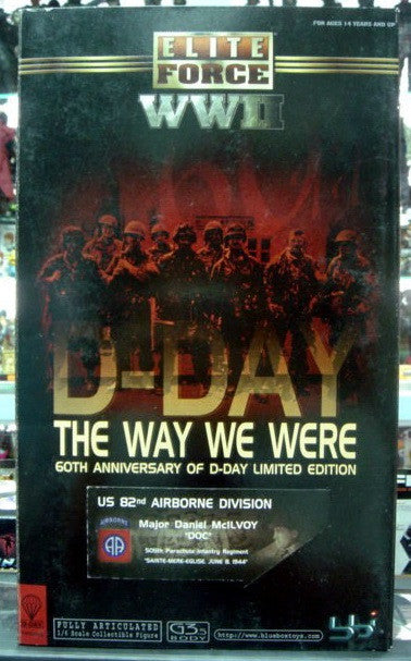 BBi 12" 1/6 Elite Force WWII The Way We Were Limited Edition US 82nd Airborne Division Major Daniel Mcilvoy Doc Action Figure - Lavits Figure
 - 2