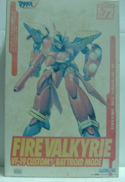 Wave 1/72 Robotech Macross 7 VF-19 Fire Valkyrie Vinyl Model Kit Figure - Lavits Figure