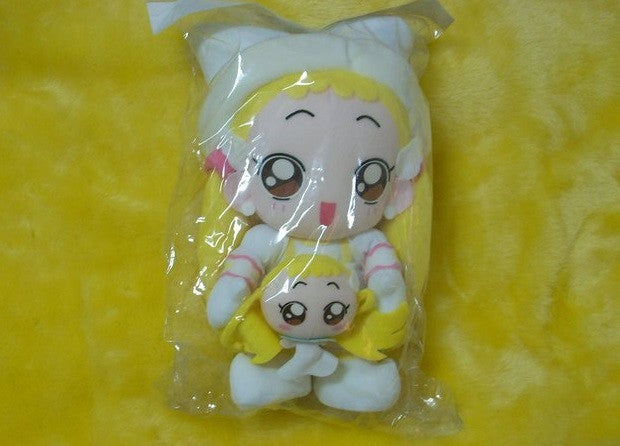 Japan Magical Ojamajo Do Re Mi Hana Chan Makihatayama With Fairy 8" Plush Doll Figure - Lavits Figure
