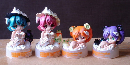 Wonder Festival WF 2002 Summer Wonda Reset Bottle Drink Cap 4 Figure Set - Lavits Figure