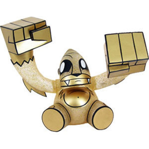 Toy2R 2008 Joe Ledbetter Smash Goldie Newbury Comics Exclusive Gold Ver. 7" Vinyl Figure - Lavits Figure