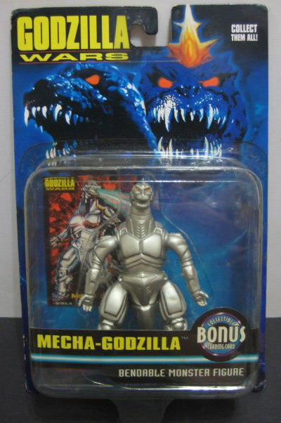 Trendmasters Godzilla Wars Mecha 5" Bendable Monster Figure w/ Bonus Trading Card - Lavits Figure