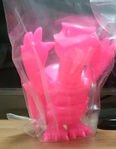 One-Up Touma Skuttle Monster Neon Pink Crystal Ver 5" Vinyl Figure - Lavits Figure