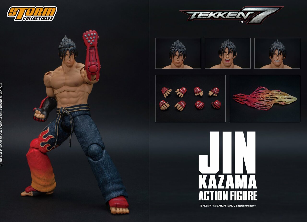 Storm Toys 1/12 Collectibles Tekken 7 Jin Kazama Action Figure