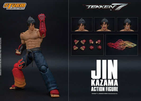 Storm Toys 1/12 Collectibles Tekken 7 Jin Kazama Action Figure