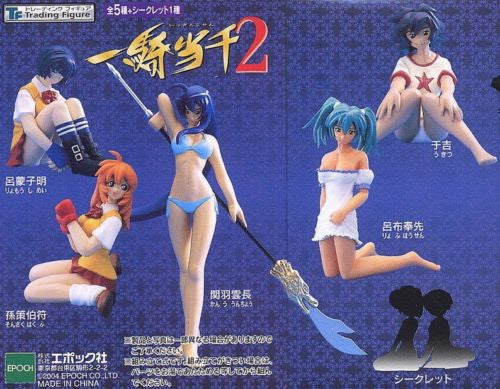 Epoch 2004 Ikki Tousen 2 Dragon Destiny Trading Collection 5+1 Secret 6 Figure Set