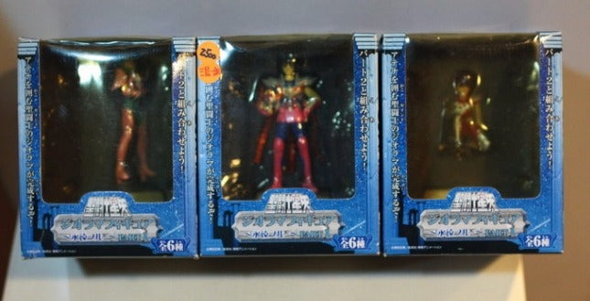 Banpresto Saint Seiya Myth Cloth Diorama Blue Forever Part 1 3 Color Trading Collection Figure Set