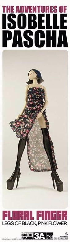 ThreeA 3AA Toys 2014 1/6 12" Ashley Wood The Adventures Of Isobelle Pascha Floral Finger Vinyl Action Figure